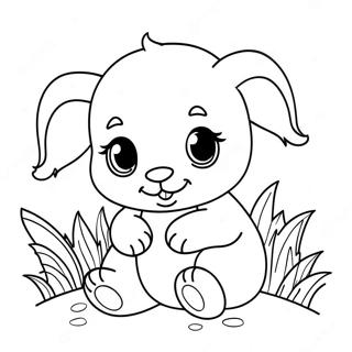 Cute Baby Animals Coloring Page 17259-3767