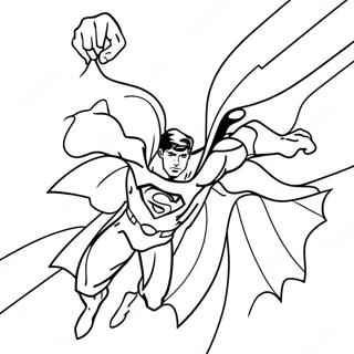 Superman Saving The Day Coloring Page 17338 3791