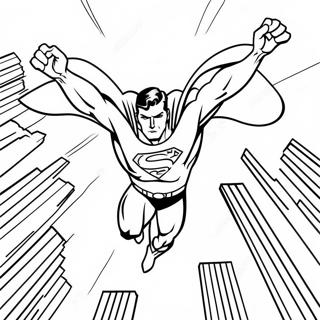 Superman Saving The Day Coloring Page 17338 3792