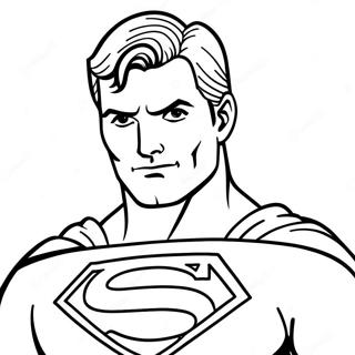 Superman With Cape Coloring Page 17339 3795