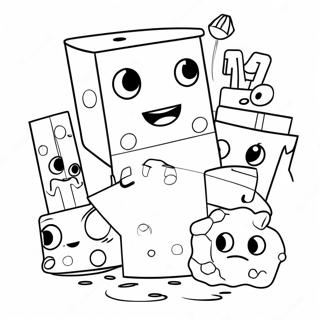 Numberblocks Fun Adventure Coloring Page 17529-3829