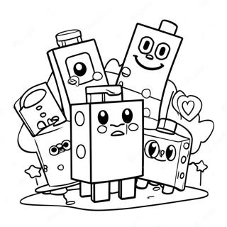 Numberblocks Fun Adventure Coloring Page 17529-3831