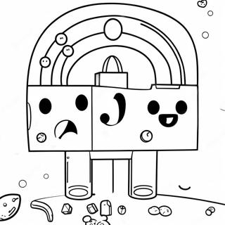Numberblocks In A Rainbow Coloring Page 17531-3837