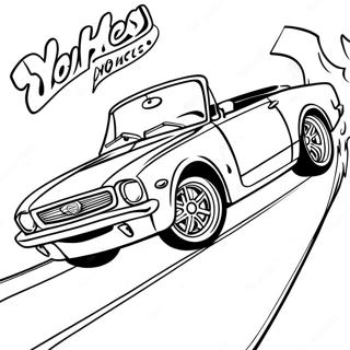 Sleek Hot Wheels Convertible Coloring Page 17625 3857