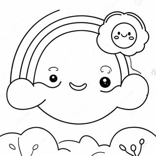 Rainbow Coloring Pages