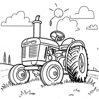 Tractor Coloring Pages