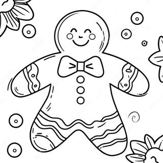 Gingerbread Man Coloring Pages