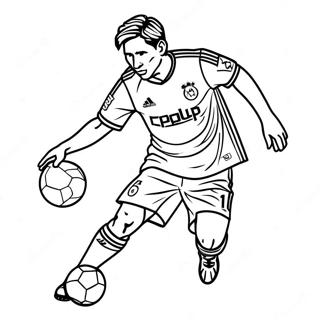 Lionel Messi Coloring Pages