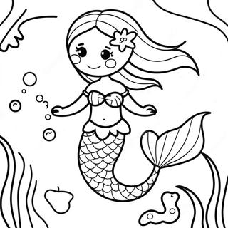 Mermaid Coloring Pages