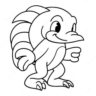 Knuckles Coloring Pages