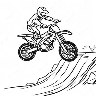 Dirt Bike Coloring Pages