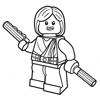 Lego Star Wars Jedi Knight Coloring Page 20457-4464