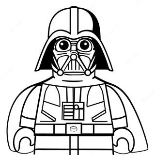 Lego Star Wars Darth Vader Coloring Page 20458-4466