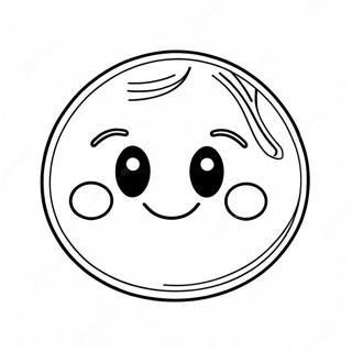 Smiling Emoji Coloring Page 21292-4642