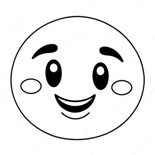 Winking Emoji Coloring Page 21293-4648