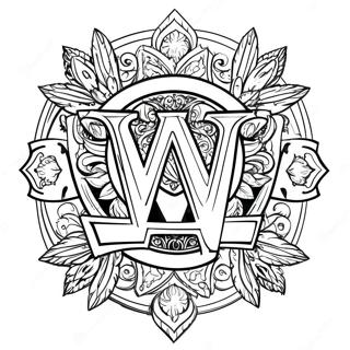 Wwe Logo Coloring Page 21397-4665