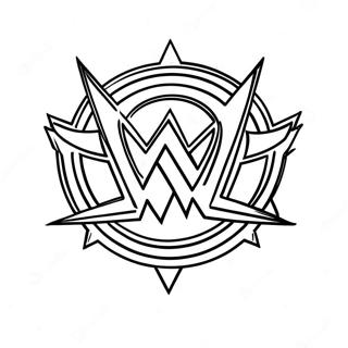 Wwe Logo Coloring Page 21397-4666