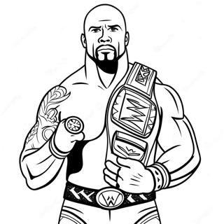 Wwe Superstars Coloring Page 21400-4678