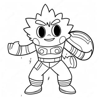 Deku Coloring Pages