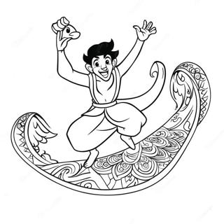 Aladdin Coloring Pages