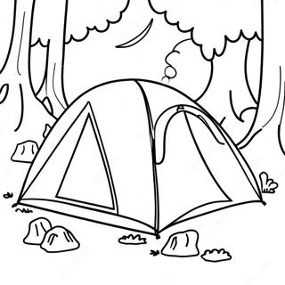 Camping Coloring Pages