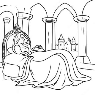 Sleeping Beauty Coloring Pages