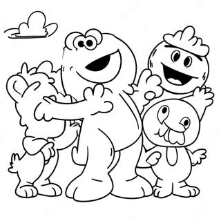 Sesame Street Coloring Pages