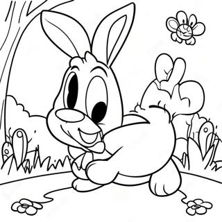 Joyful Disney Easter Egg Hunt Coloring Page 22668 4956