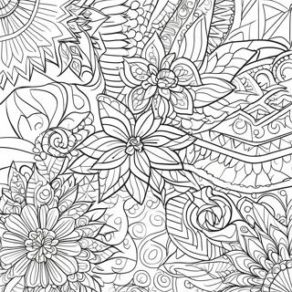 Colorful Geometric Patterns Coloring Page 22746-4963