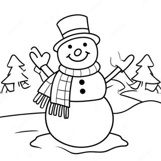 Snowman Coloring Pages