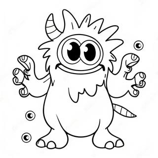 My Singing Monsters Playful Monsters Coloring Page 23043 5038