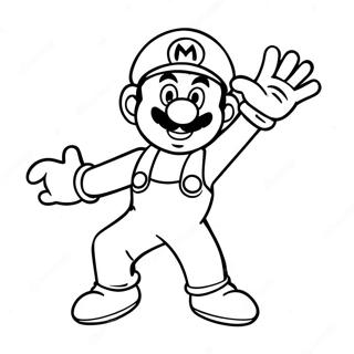 Luigi In A Green Outfit Coloring Page 23135-5045