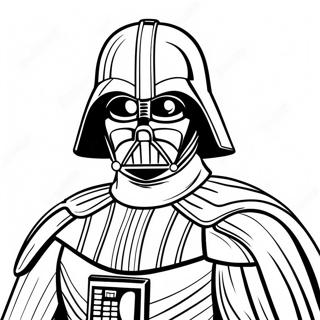 Darth Vader In Battle Armor Coloring Page 23412 5116