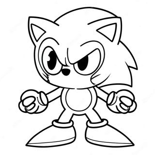 Sonic Exe Coloring Pages