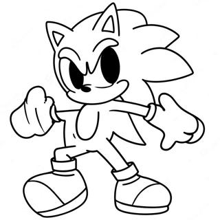 Sonic Exe Laughing Maniacally Coloring Page 23888-5213