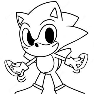 Sonic Exe With Sharp Teeth Coloring Page 23889 5219
