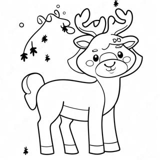 Reindeer Coloring Pages