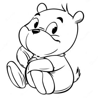 Cute Winnie The Pooh Coloring Page 24171-5273