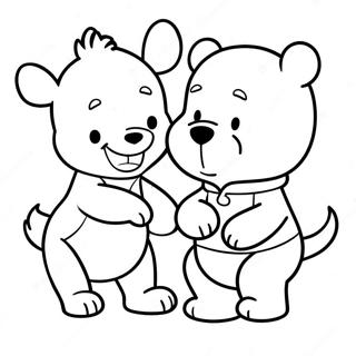 Cute Winnie The Pooh Coloring Page 24171-5276