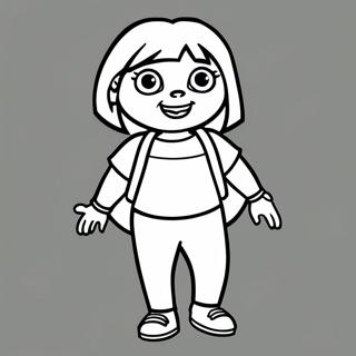 Dora The Explorer Adventure Coloring Page 24531-5344