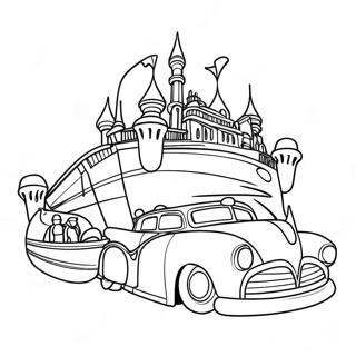 Adventurous Disneyland Rides Coloring Page 24811-5406