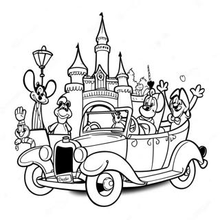 Colorful Disneyland Parade Coloring Page 24812-5412