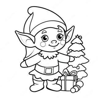 Elf Coloring Pages