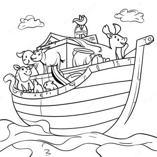 Noahs Ark Coloring Pages