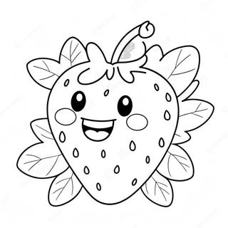 Strawberry Coloring Pages