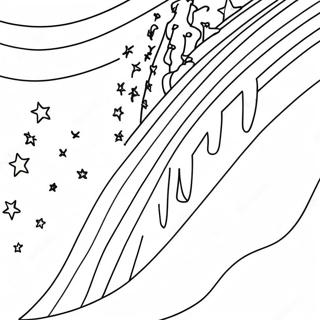 Colorful American Flag Coloring Page 26251-5725