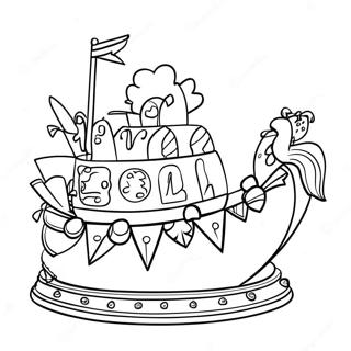Exciting Parade Float Coloring Page 26254-5739