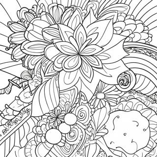 Bold Shapes And Colors Abstract Coloring Page 26437 5770