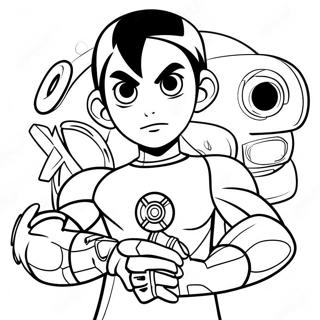 Ben 10 Omnitrix Coloring Page 26524-5782