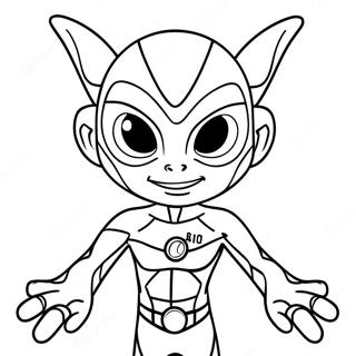 Ben 10 Alien Transformation Coloring Page 26525-5785